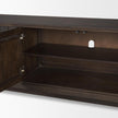 Mercana Truss Dark Brown Wood 4 Door Closed Sideboard
