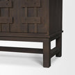 Mercana Truss Dark Brown Wood 4 Door Closed Sideboard