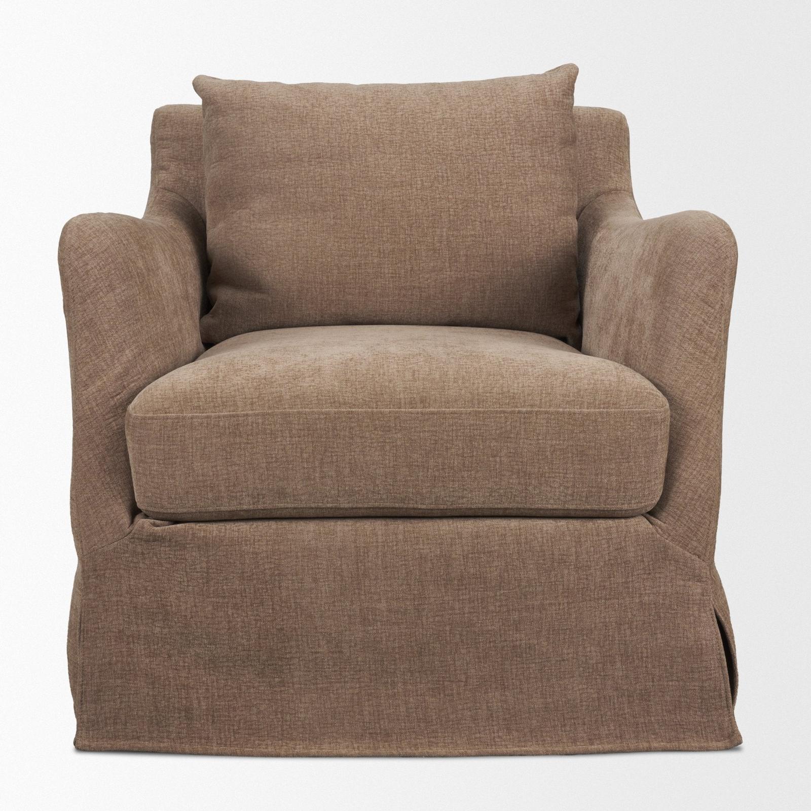 Mercana Ellington Slipcovered Slope Arm Accent Chair
