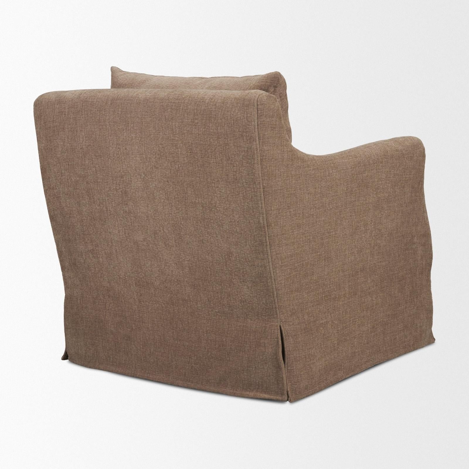 Mercana Ellington Slipcovered Slope Arm Accent Chair