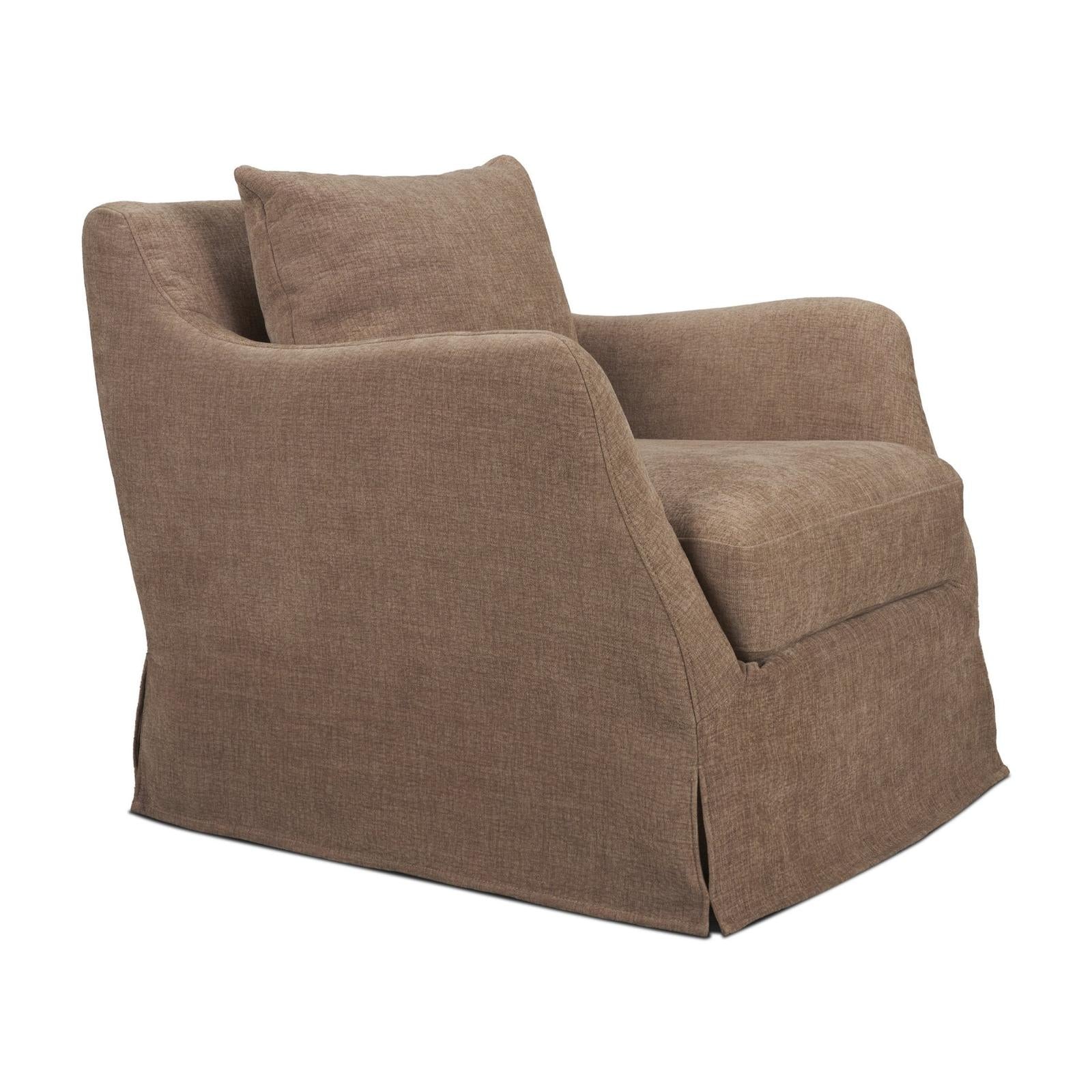 Mercana Ellington Slipcovered Slope Arm Accent Chair