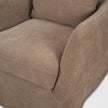Mercana Ellington Slipcovered Slope Arm Swivel Accent Chair