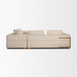 Mercana Warner Frame 3 Piece Sofa Set w/Corner Piece w/Back Cushions