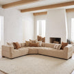 Mercana Warner Quilt 3 Piece Sofa Set w/Corner Piece
