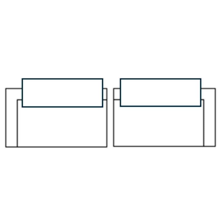 Mercana Warner Frame 2 Piece Sofa Set