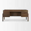Mercana Trellyn Solid Wood Carved Woven Desk