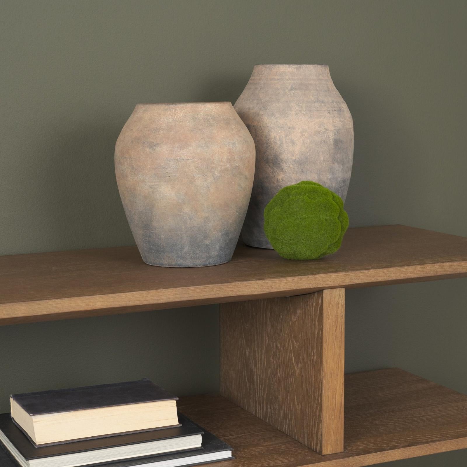 Mercana Cotto Weathered Terracotta Urn Vase