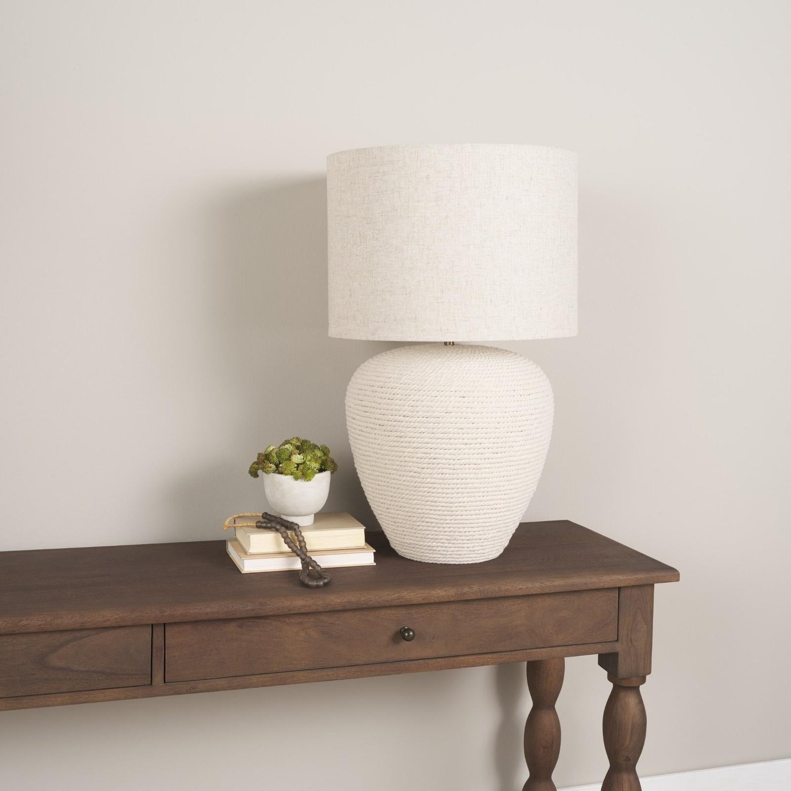 Mercana Newport Woven Rope Table Lamp