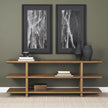 Mercana Boden Wood Console Table w/ Open Shelves