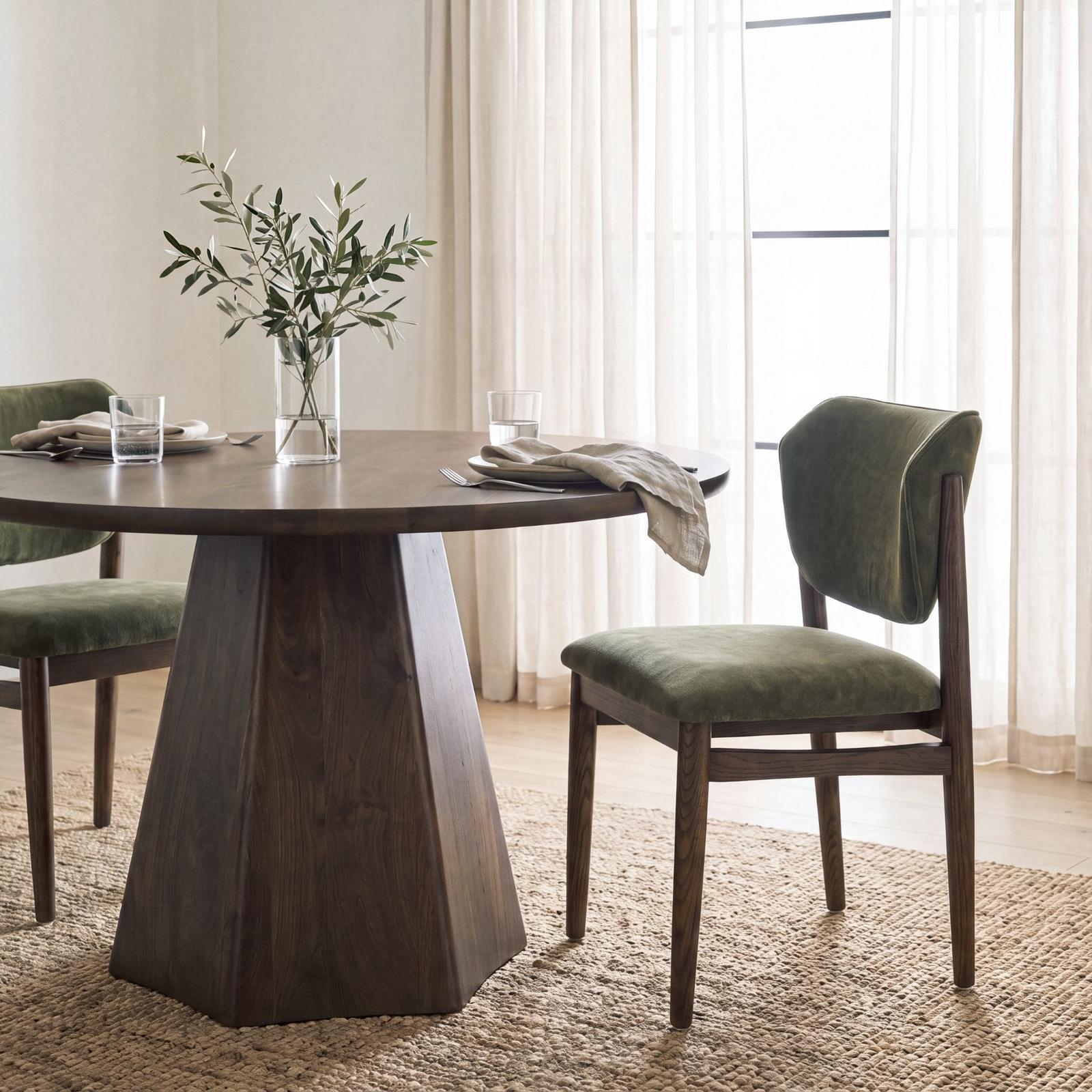 Mercana Cline Curved Back Dining Side Chair