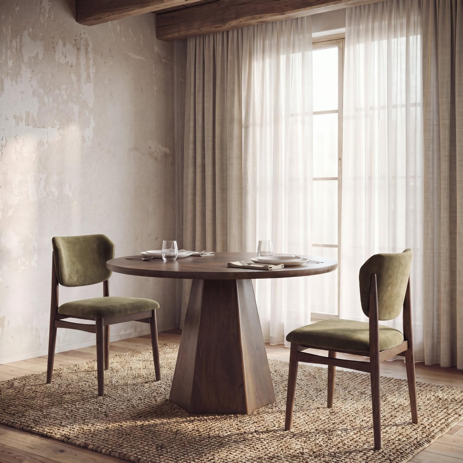Mercana Cline Curved Back Dining Side Chair