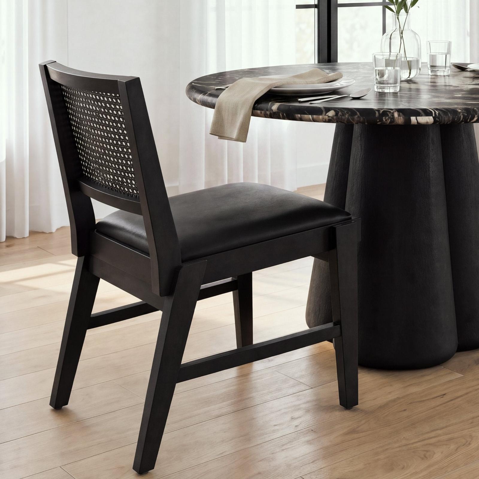 Mercana Reid Cane Back Dining Side Chair