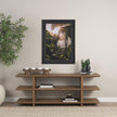 Mercana Plinth Wood w/ Glass Candle Holder