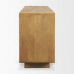 Mercana Valterra Wood w/ Travertine 4 Door Sideboard
