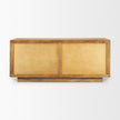 Mercana Valterra Wood w/ Travertine 4 Door Sideboard