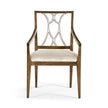 Jonathan Charles Osborne Shield Back Arm Chair - Set of 2
