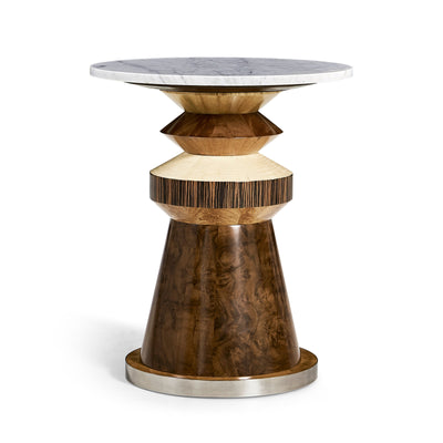 Jonathan Charles Rook Round Accent Table