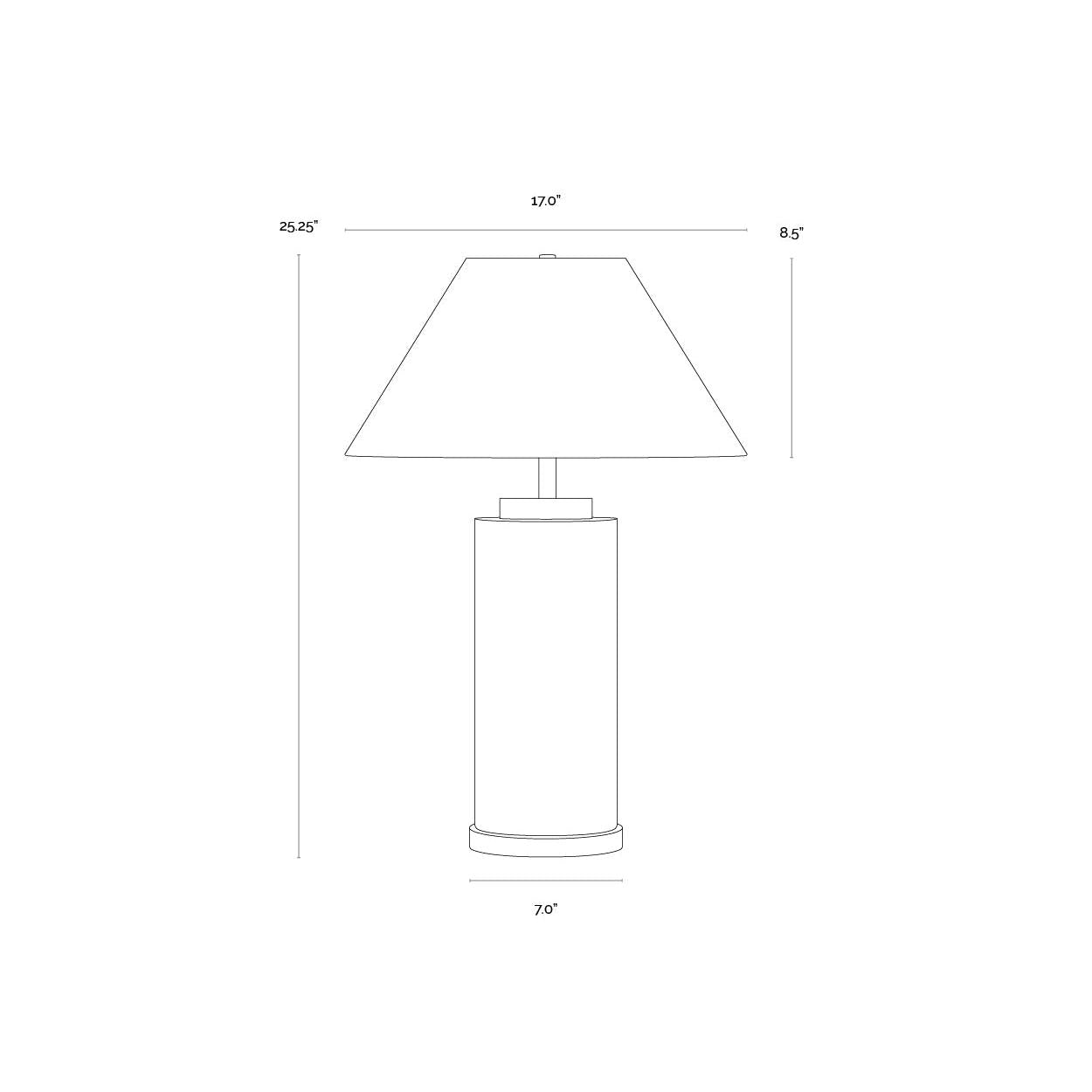 Sunpan Cilla Table Lamp