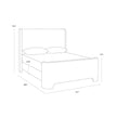 Sunpan Ives White Queen Bed