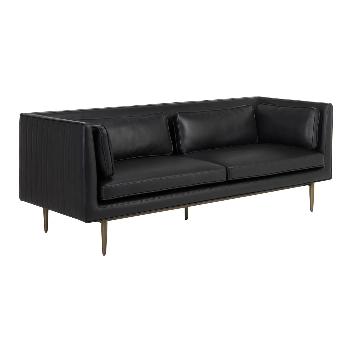 Sunpan Batavia Black Sofa