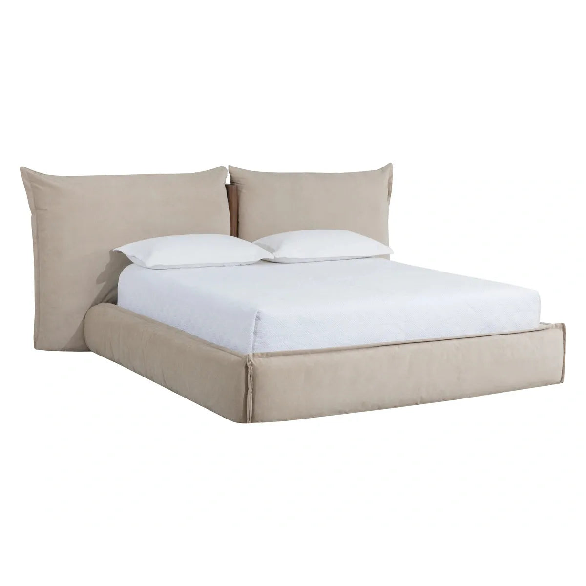 Sunpan Amoris Cream King Bed