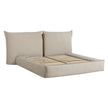 Sunpan Amoris Cream King Bed