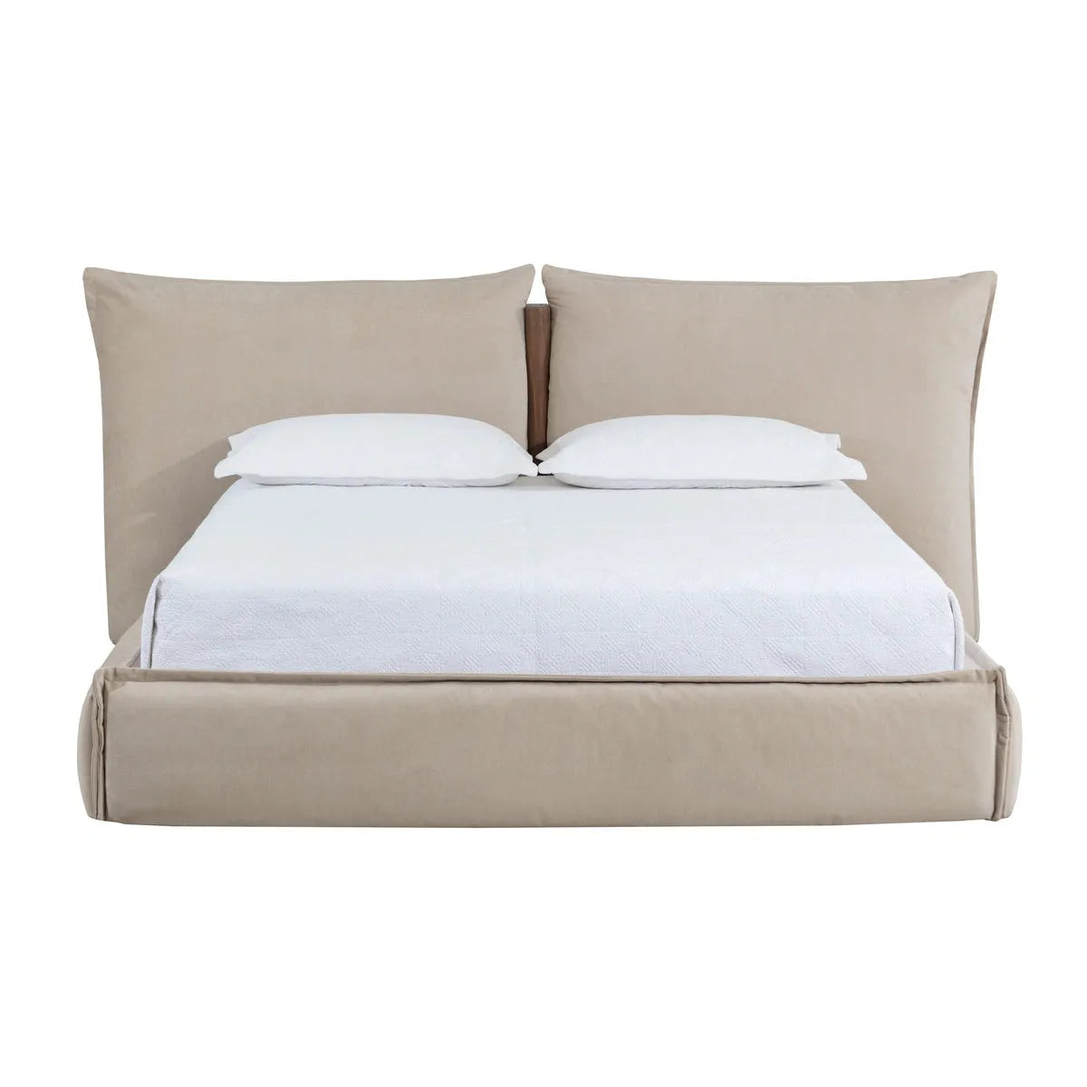 Sunpan Amoris Cream King Bed
