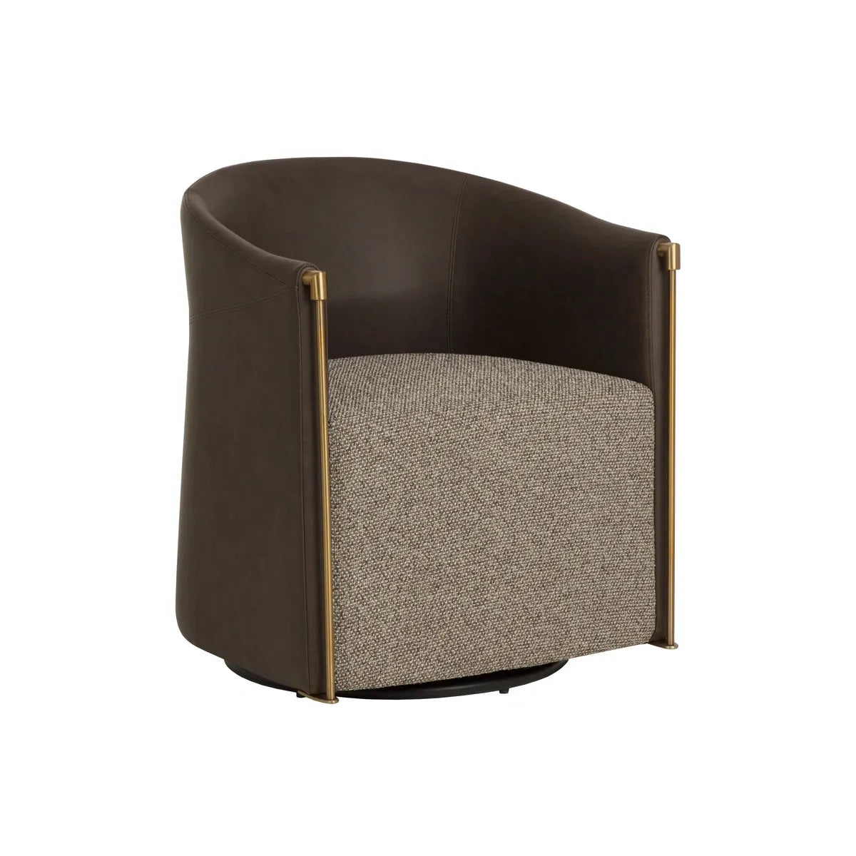 Sunpan Leontine Swivel Lounge Chair