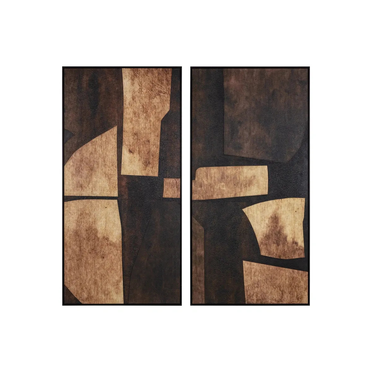 Sunpan Rustic Nuance Black Floater Frame