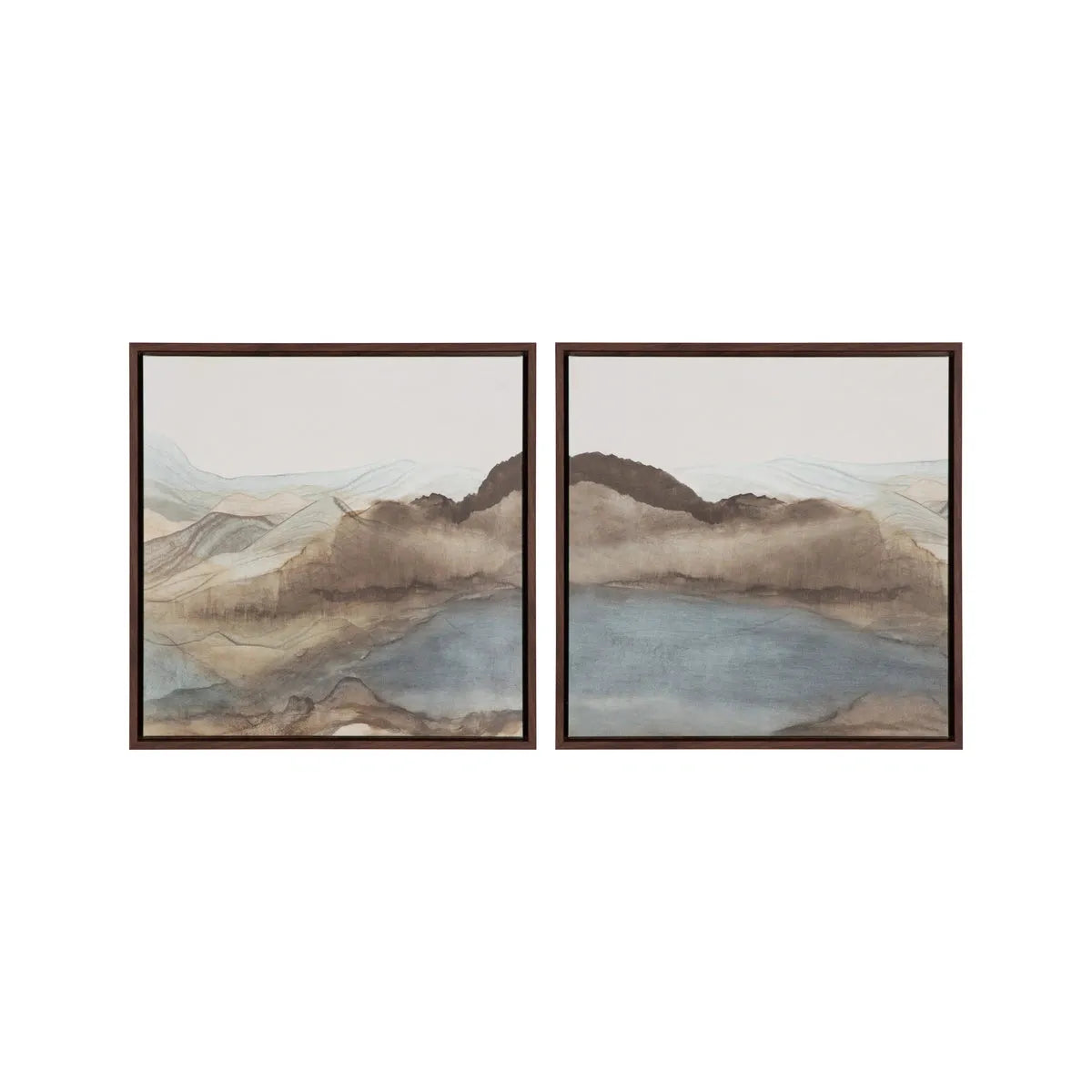 Sunpan Cordillera Brown Floater Frame