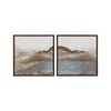 Sunpan Cordillera Brown Floater Frame