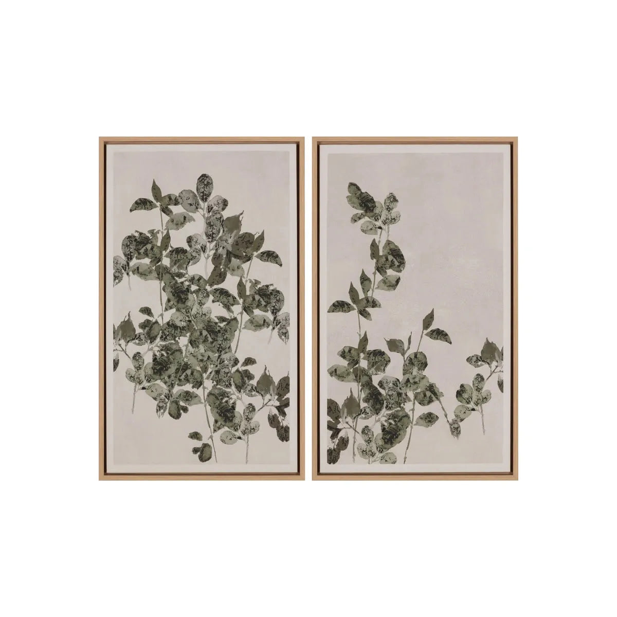 Sunpan Botanical Study Natural Floater Frame