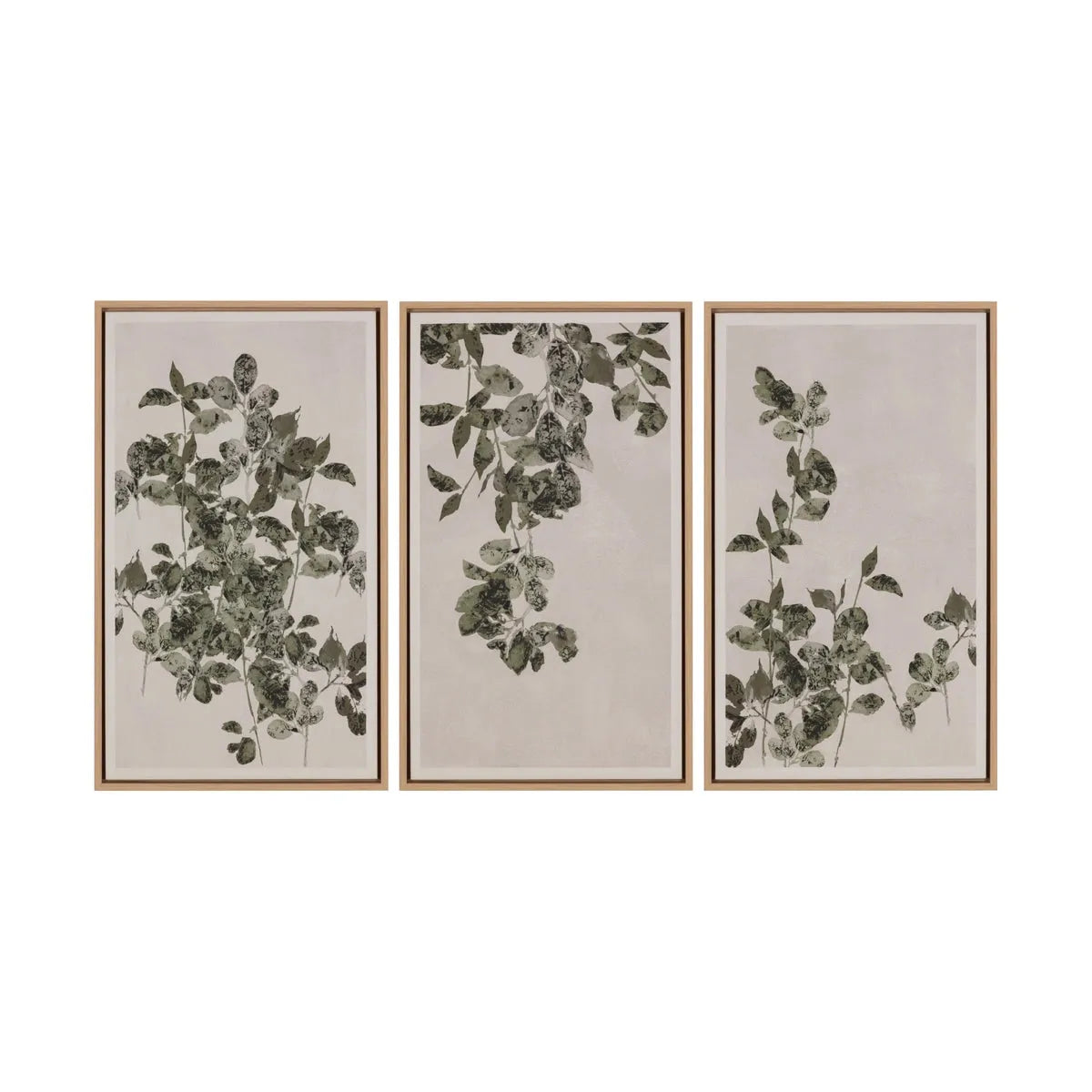 Sunpan Botanical Study Natural Floater Frame
