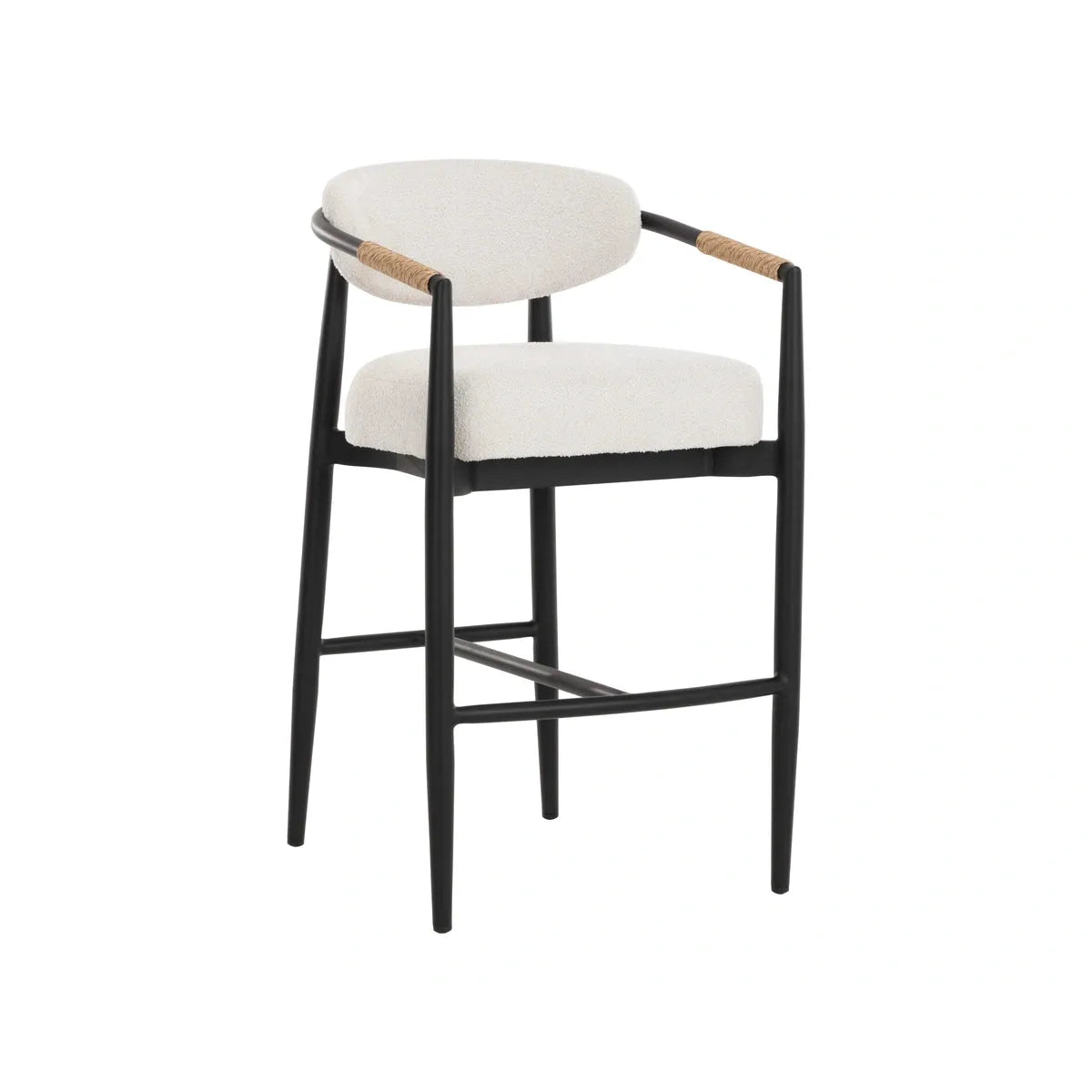 Sunpan Marita Cream Barstool