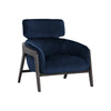 Sunpan Maximus Blue Lounge Chair