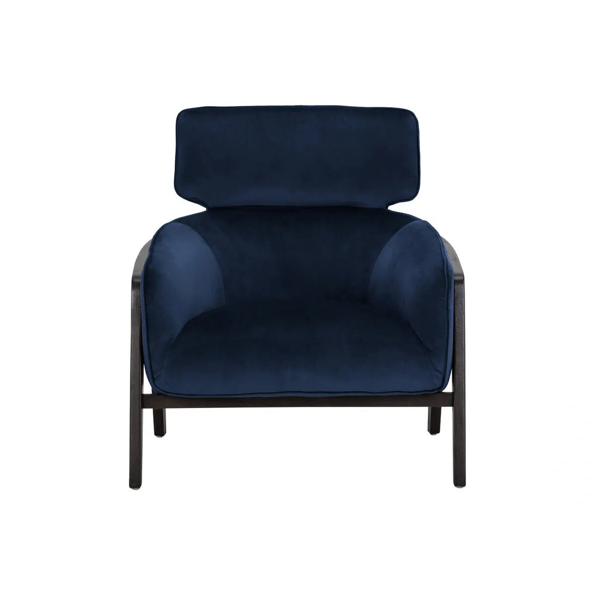 Sunpan Maximus Blue Lounge Chair