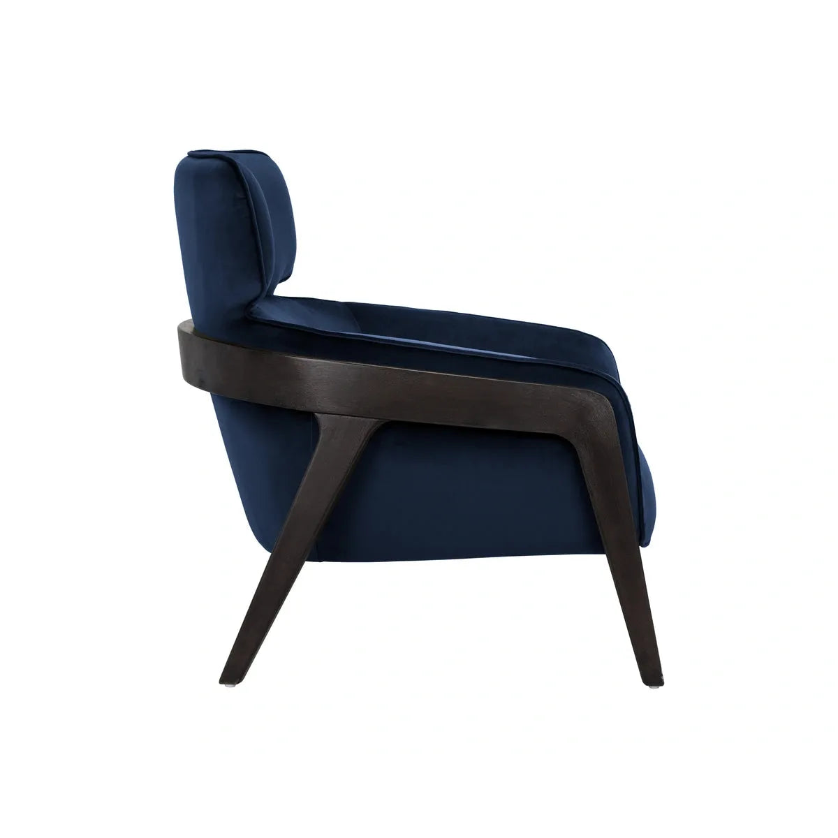 Sunpan Maximus Blue Lounge Chair