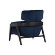 Sunpan Maximus Blue Lounge Chair
