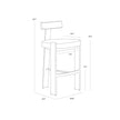 Sunpan Titan Cream Barstool