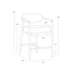Sunpan Marita Cream Counter Stool