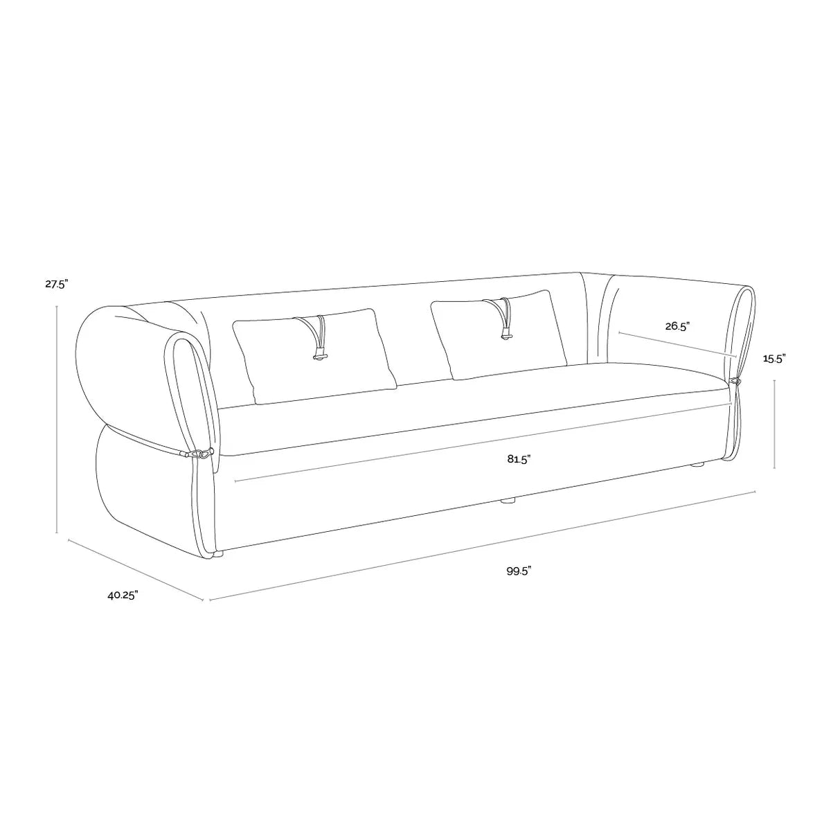 Sunpan Davisville Sofa
