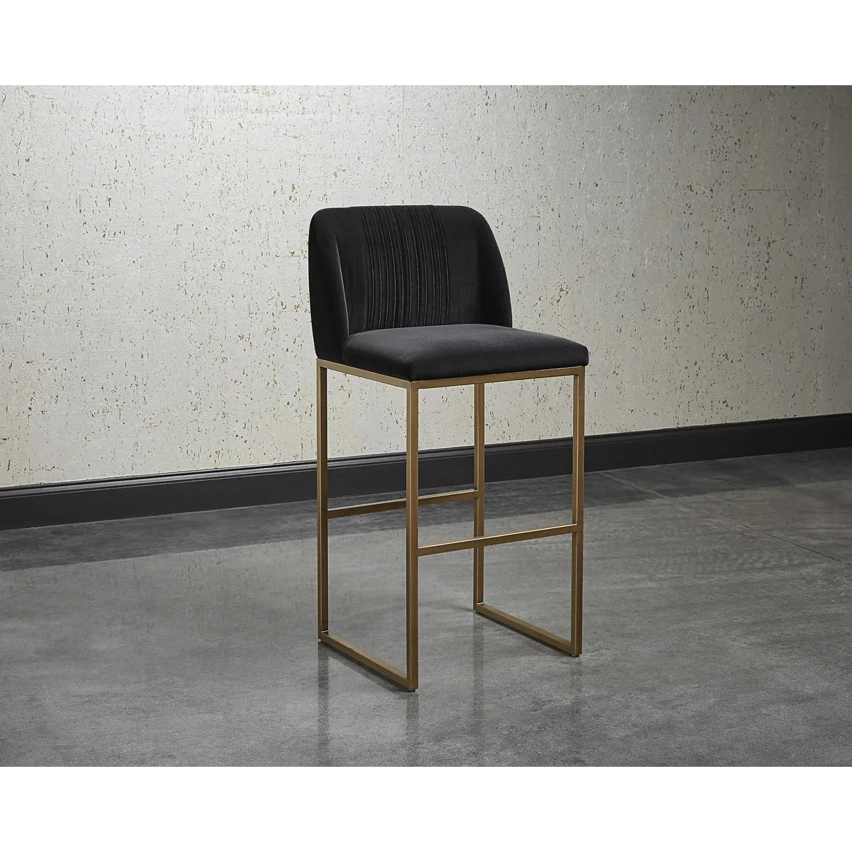 Sunpan Nevin Grey Barstool