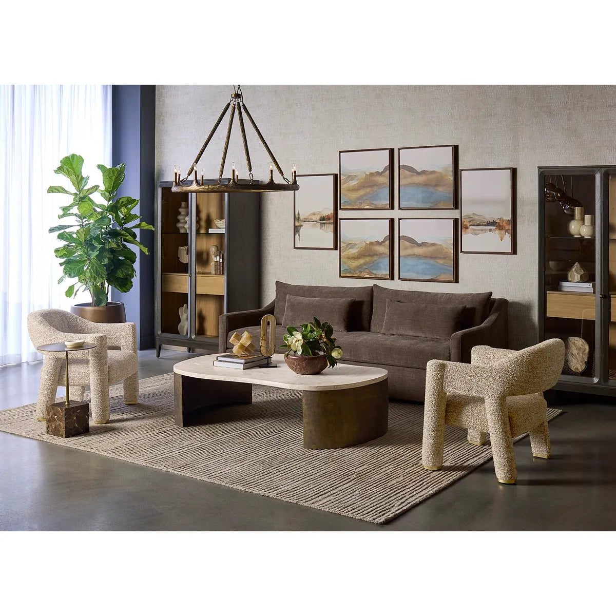 Sunpan Silent Lake Brown Floater Frame