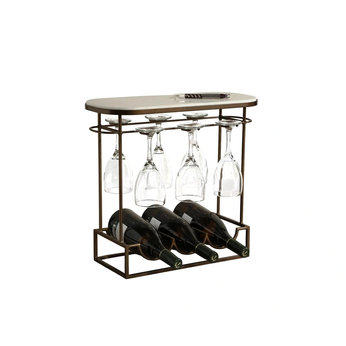 Sunpan Lodi 3 Bottle Wine Rack
