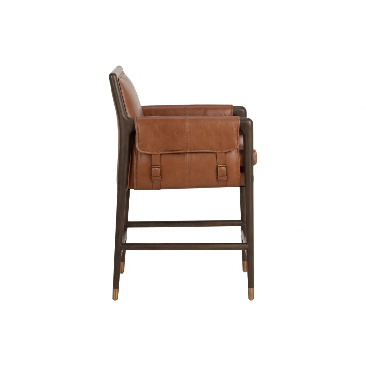 Sunpan Mauti Brown Counter Stool