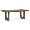 Magnussen Home Westbourne Dark Umber Extendable Trestle Dining Table