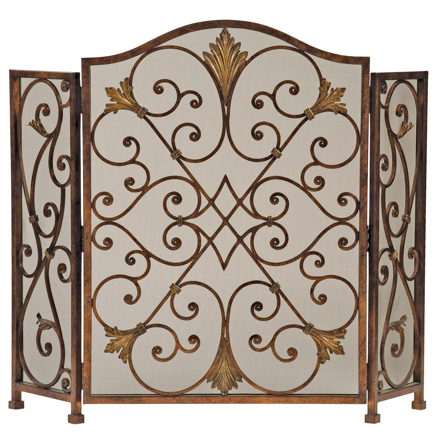 Ambella Rockefeller 3-Panel Fireplace Screen