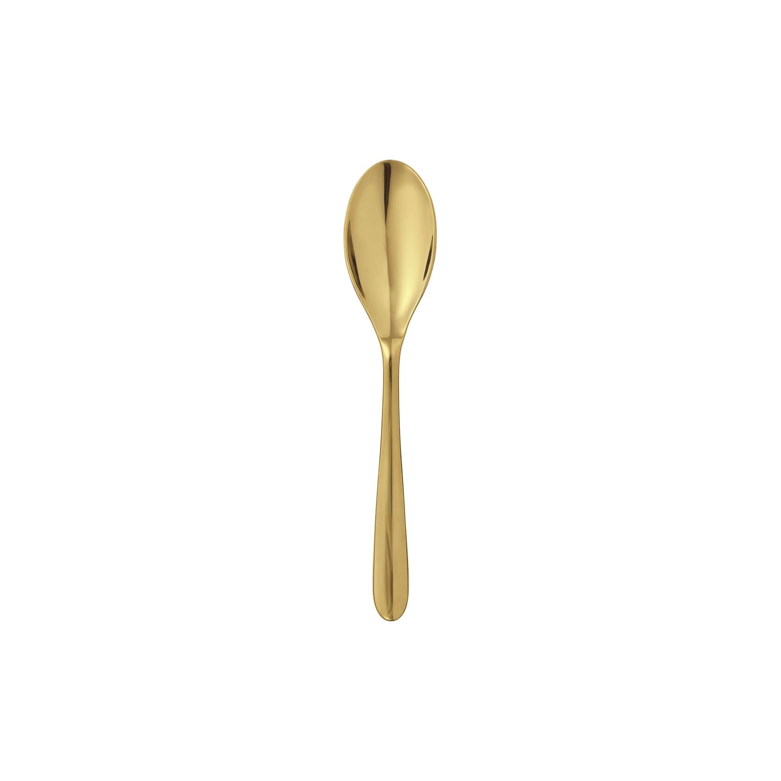 Christofle L'Ame de Christofle Stainless Steel- PVD After Dinner Teaspoon Gold