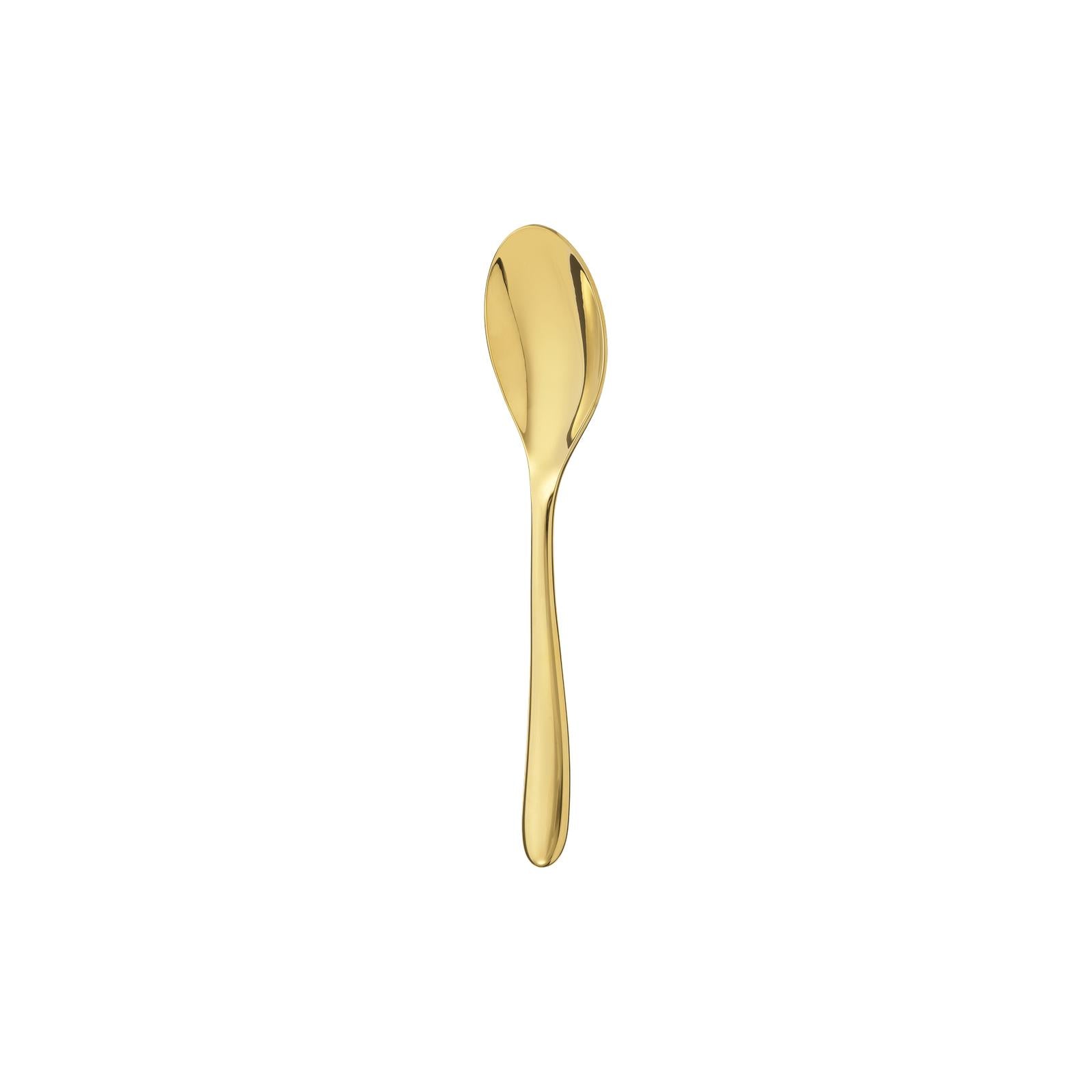 Christofle L'Ame de Christofle Stainless Steel- PVD After Dinner Teaspoon Gold