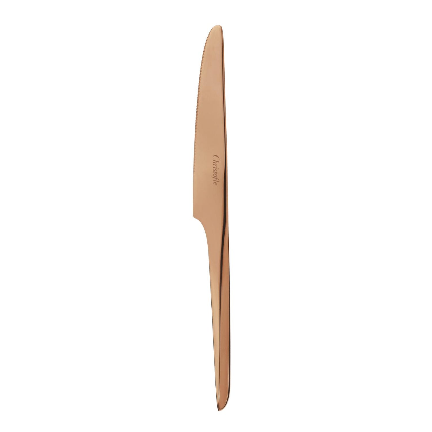 Christofle L'Ame de Christofle Stainless Steel- PVD Serrated Dinner Knife Copper